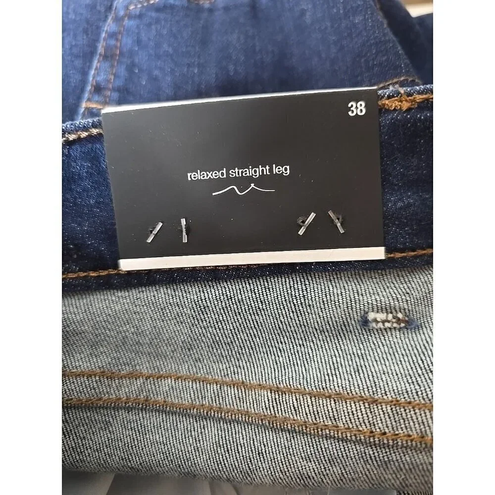 7 For All Mankind NWT Men's Austyn Relaxed Straight Leg Denim Jeans 38 New t22